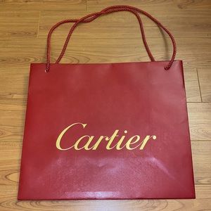 Cartier shopping bag